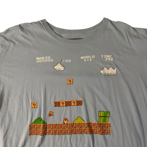 Thinkgeek Nintendo Super Mario T Shirt Mario Goomba & Pipe 2XL - Picture 2 of 4